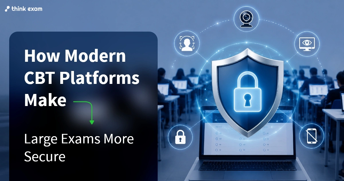 How Modern CBT Platforms Make Large Exams More Secure